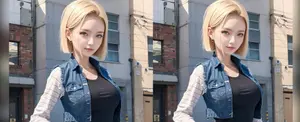 Así se vería la androide 18 de Dragon Ball Z, en la vida real