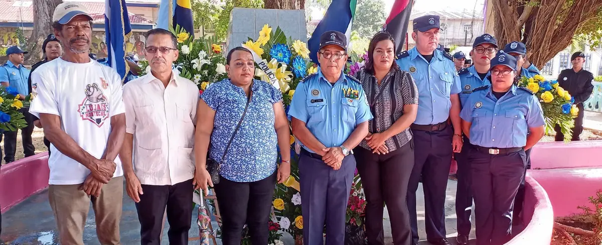 Bluefields recuerda a sus héroes caídos hace 19 años en la delegación policial