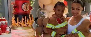 Kim Kardashian celebra el cumpleaños de su hijo Psalm con una fiesta de bomberos