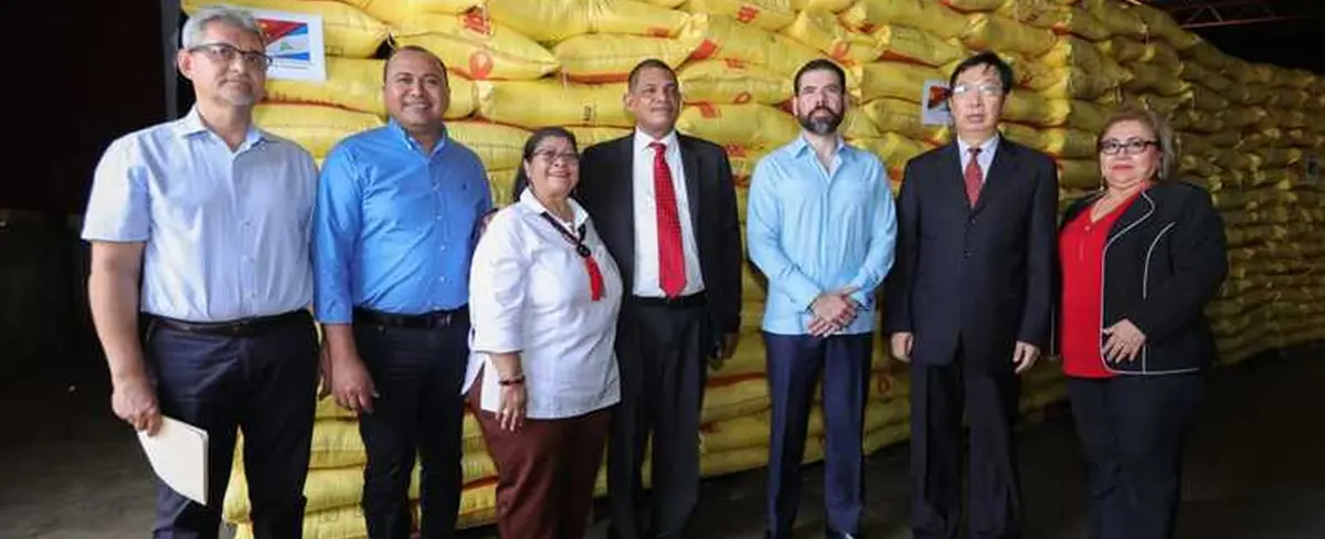 Nicaragua agradece importante donativo de trigo y urea a China