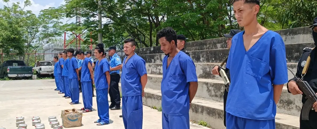Capturan a 9 presuntos delincuentes en Nueva Segovia