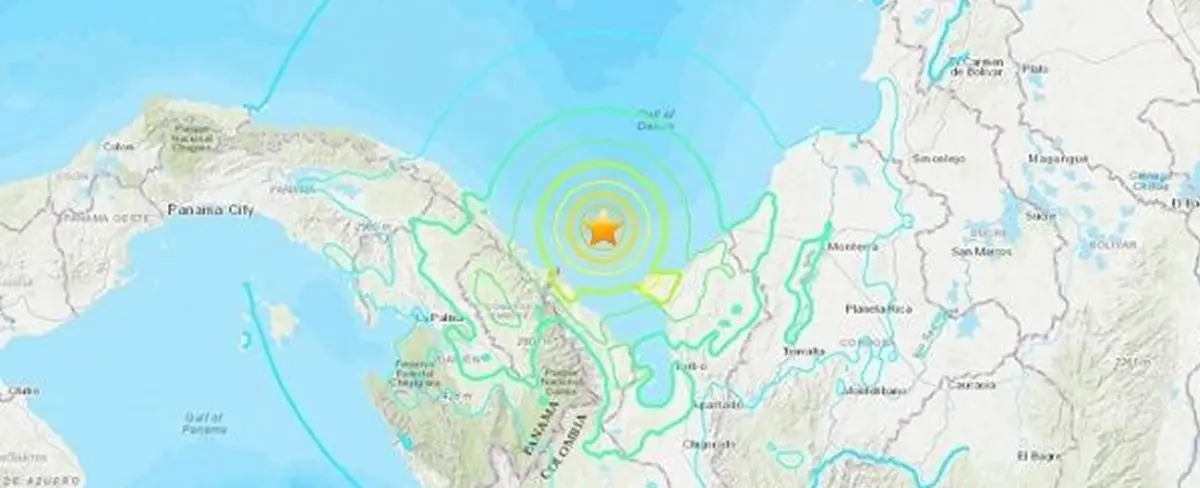 Terremoto sacude la frontera entre Panamá y Colombia