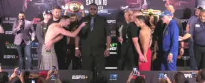 Teófimo López y Josh Taylor vencen la báscula quedando listos para su combate