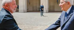 El presidente de Brasil se reúne en Roma con su par italiano