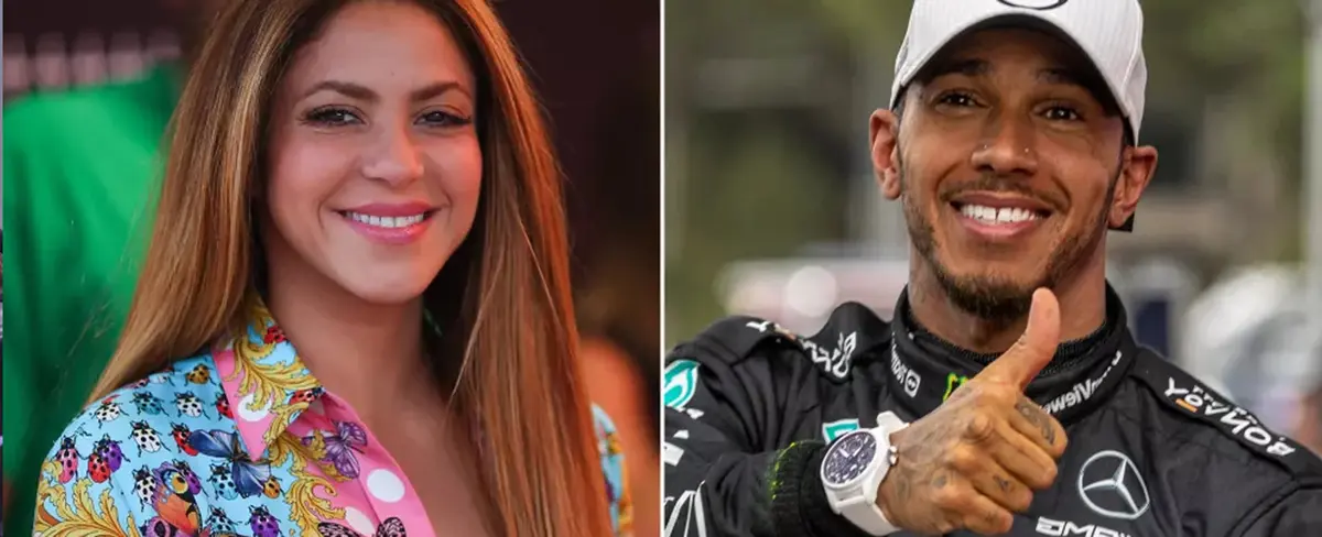 ¿Shakira supera a Piqué e inicia romance con Lewis Hamilton?