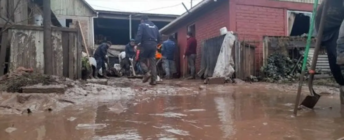 Tormentas dejan dos fallecidos y cuatro desaparecidos en sur de Chile
