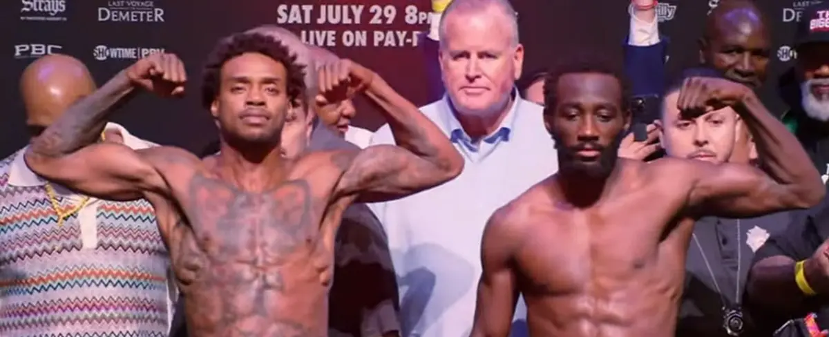 Spence y Crawford vencen la báscula quedando listos para su histórico combate