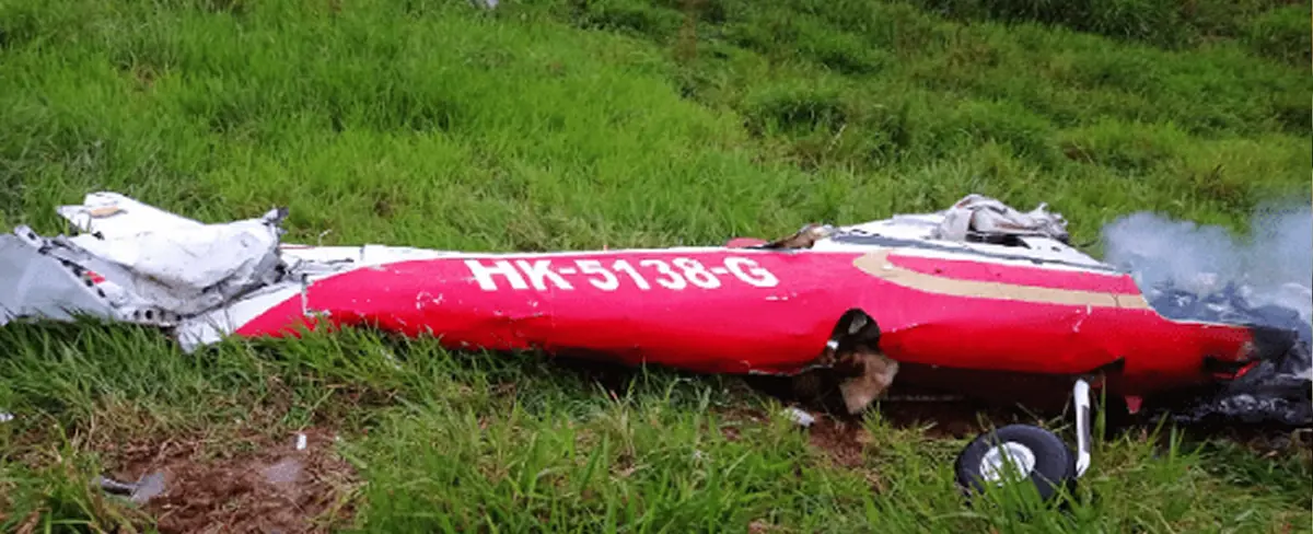 Accidente aéreo deja seis muertos en Boyacá, Colombia