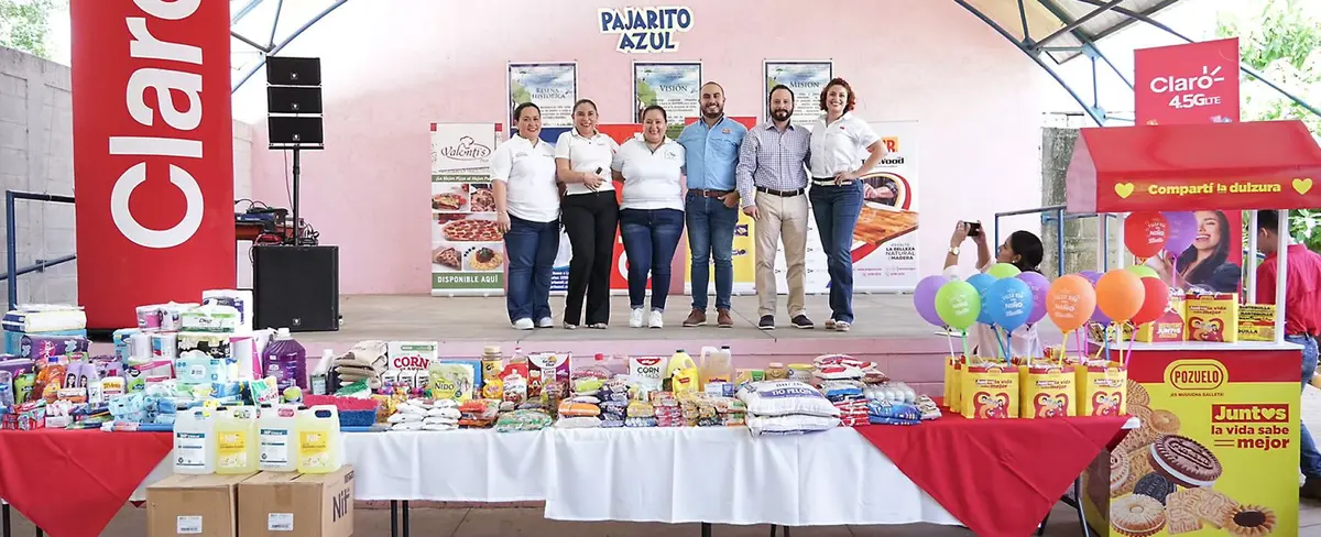 Claro une fuerzas con otras empresas para apoyar al Hogar de Protección Pajarito Azul