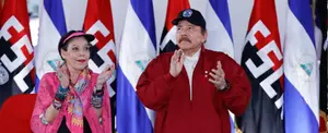 Daniel y Rosario celebran el 44 aniversario de la Revolución Popular Sandinista