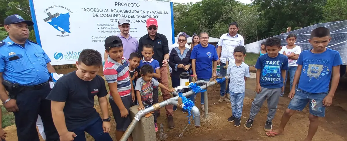 Inauguran proyecto de agua potable en zona rural de Diriamba