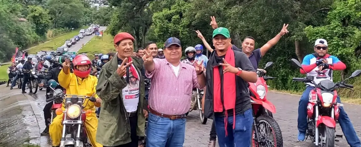Militancia Sandinista de Jalapa le da la bienvenida a "Julio Victorioso