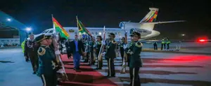 Presidente boliviano llega a Sudáfrica para Cumbre de los Brics