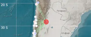 Sismo de 6.2 grados sacude Argentina