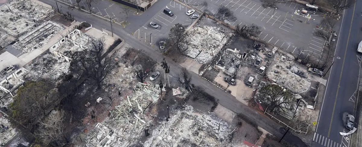 Viral: devastadoras imágenes tras incendios forestales en Hawái