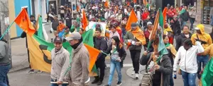 Realizan movilización masiva en Bogotá a favor de la paz en Colombia