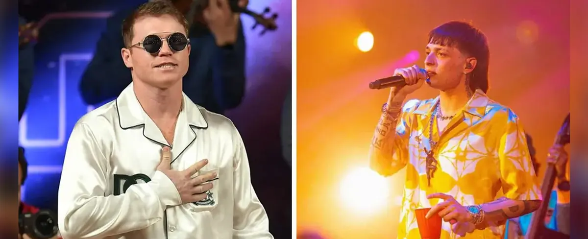 Canelo Álvarez entrena con canción de Peso Pluma previo a su combate vs Charlo