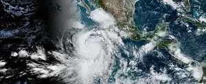 Huracán Jova alcanza categoría 5 en el pacifico de México