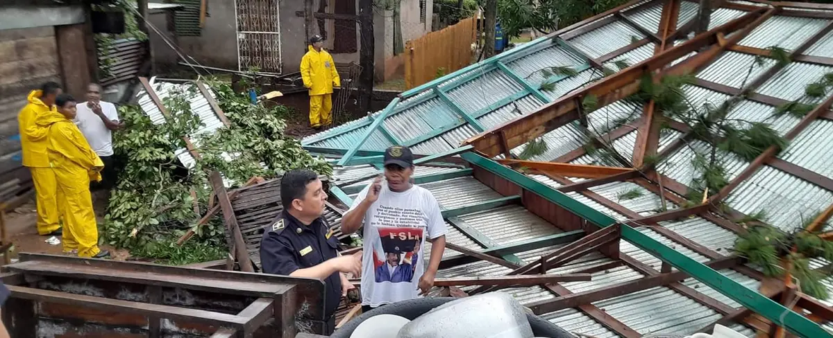 Lluvias y vientos causan daños en Bilwi