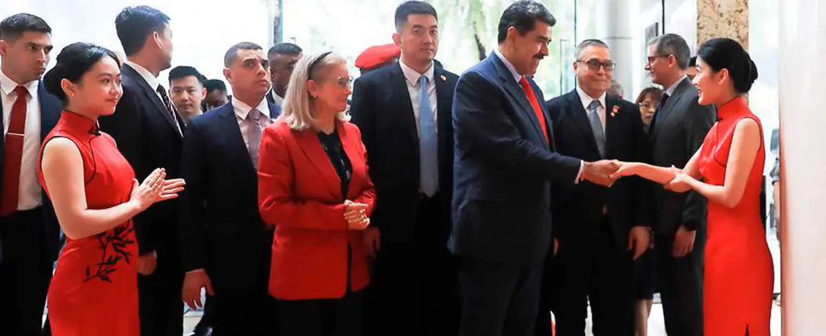 Presidente Nicolás Maduro llega a China en visita oficial