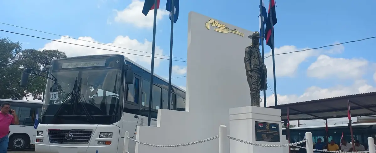 Ciudad Sandino recibe 133 buses nuevos de la República Popular de China