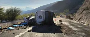 Mueren 18 migrantes tras accidente vial en Oaxaca, México