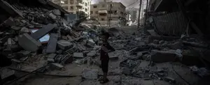 Más de 2 mil 300 niños víctimas de bombardeos israelí en Gaza