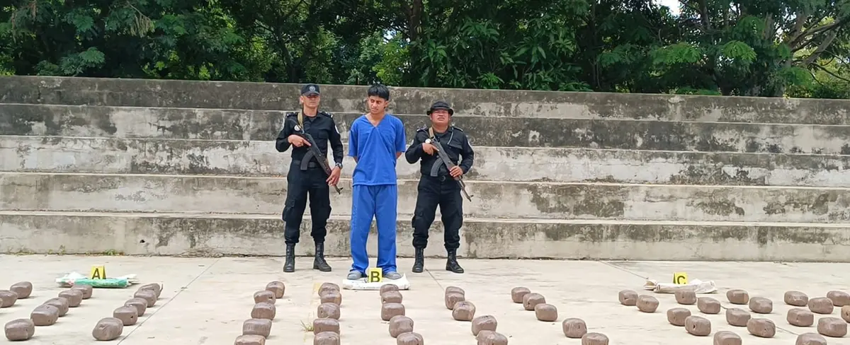 Policía Nacional incauta 139 libras de marihuana en Jalapa