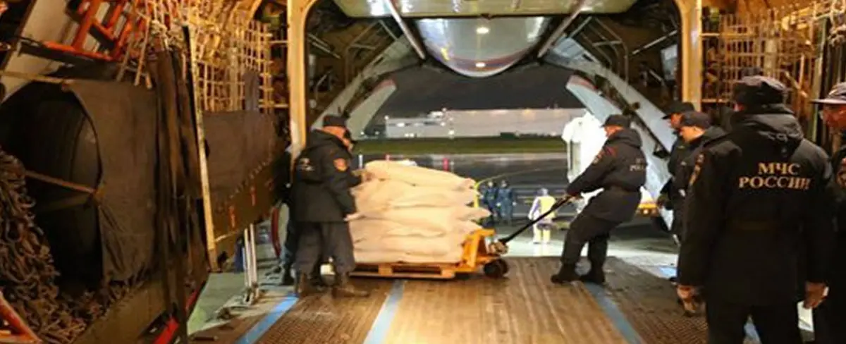 Rusia envía avión con 27 toneladas de ayuda humanitaria a Gaza