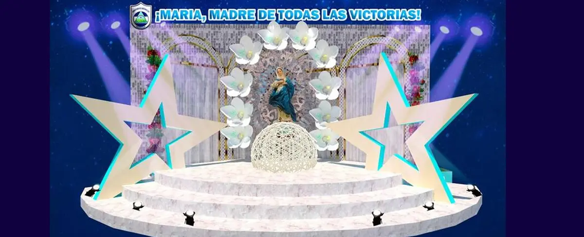 Diseños de los altares a la Virgen María