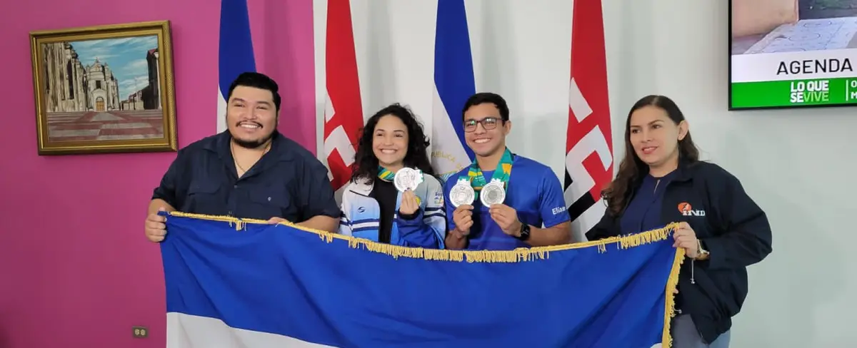 Elian Ortega regresa a Nicaragua tras ganar 2 medallas de plata en los Panamericanos
