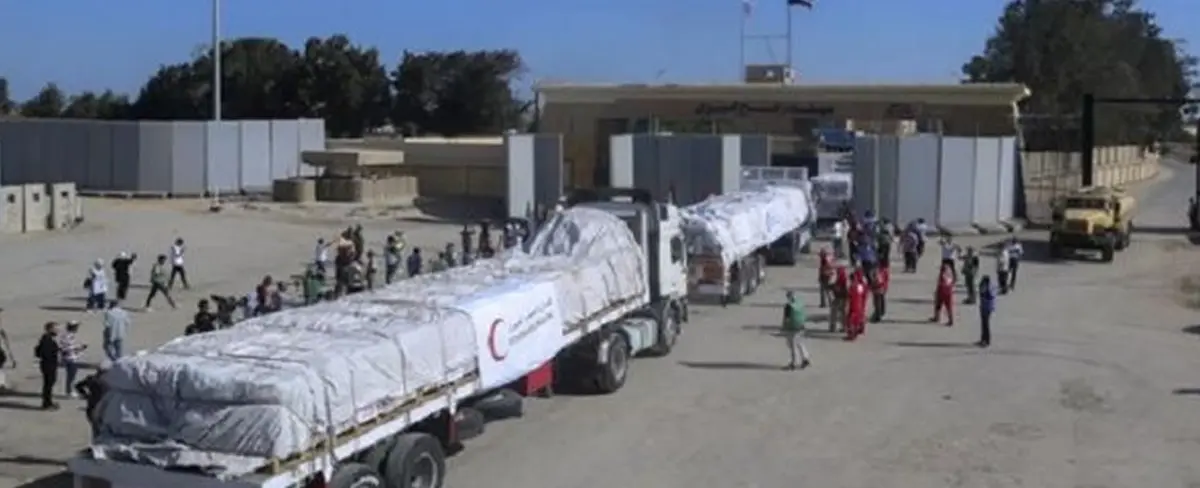 Ingresa primera ayuda humanitaria a la Franja de Gaza