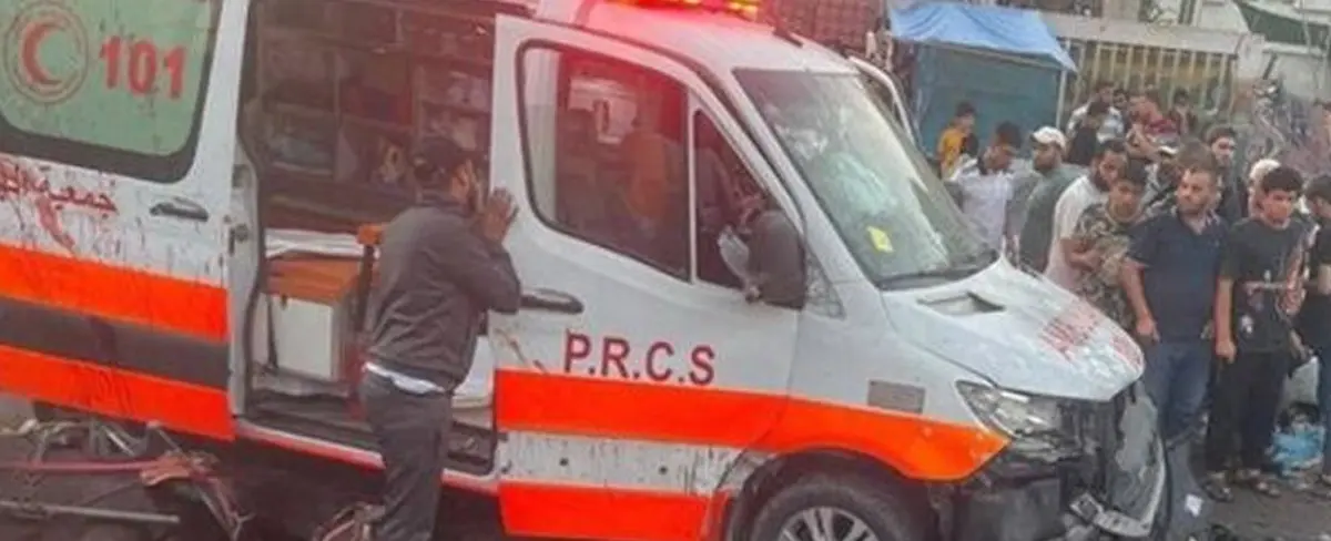 Israel ataca caravana de ambulancias en Gaza