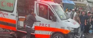 Israel ataca caravana de ambulancias en Gaza
