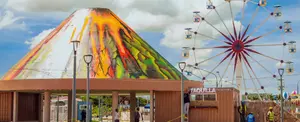 Maravillosos juegos en el parque de la alegría del Salvador Allende