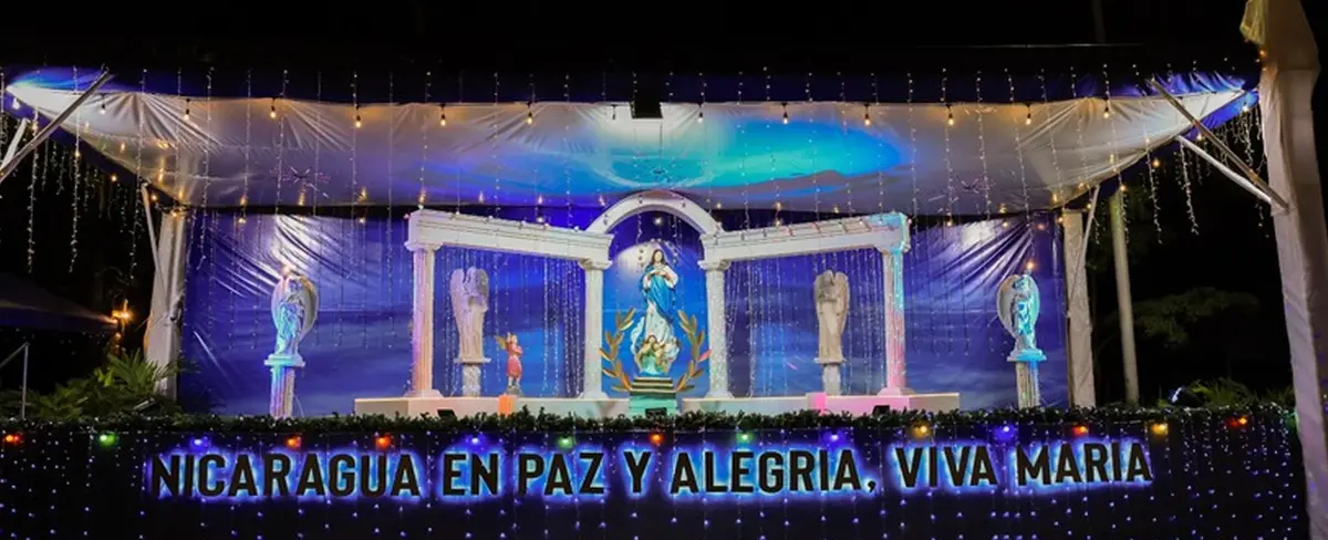 Nicaragua en vísperas para celebrar a la Virgen María