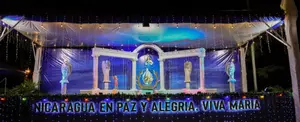 Nicaragua en vísperas para celebrar a la Virgen María