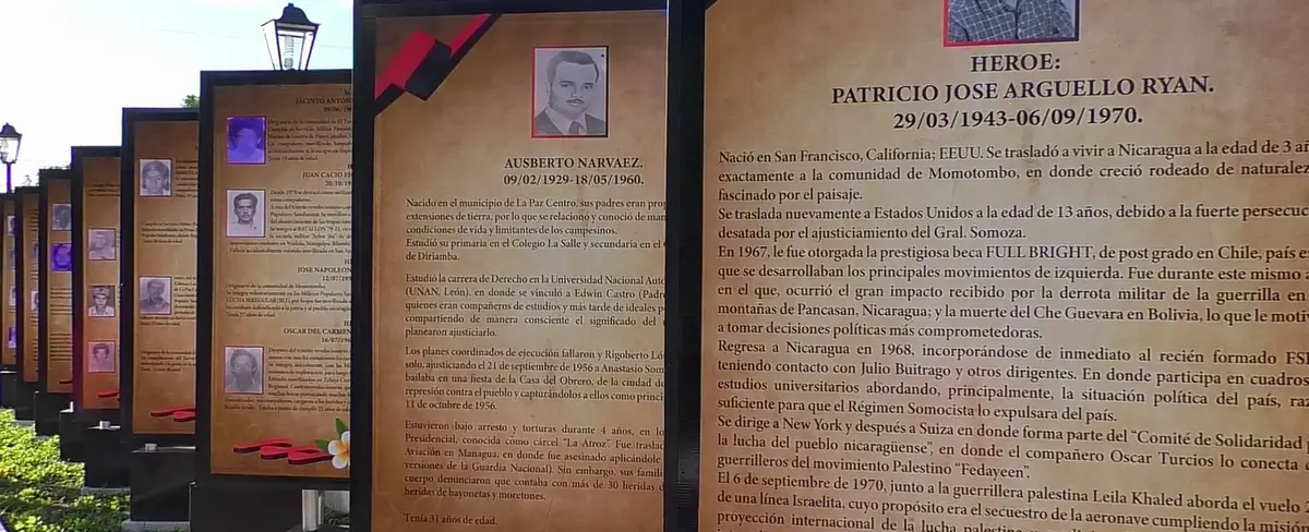 Paseo Héroes y Mártires de la Revolución, lugar histórico para familias de La Paz Centro