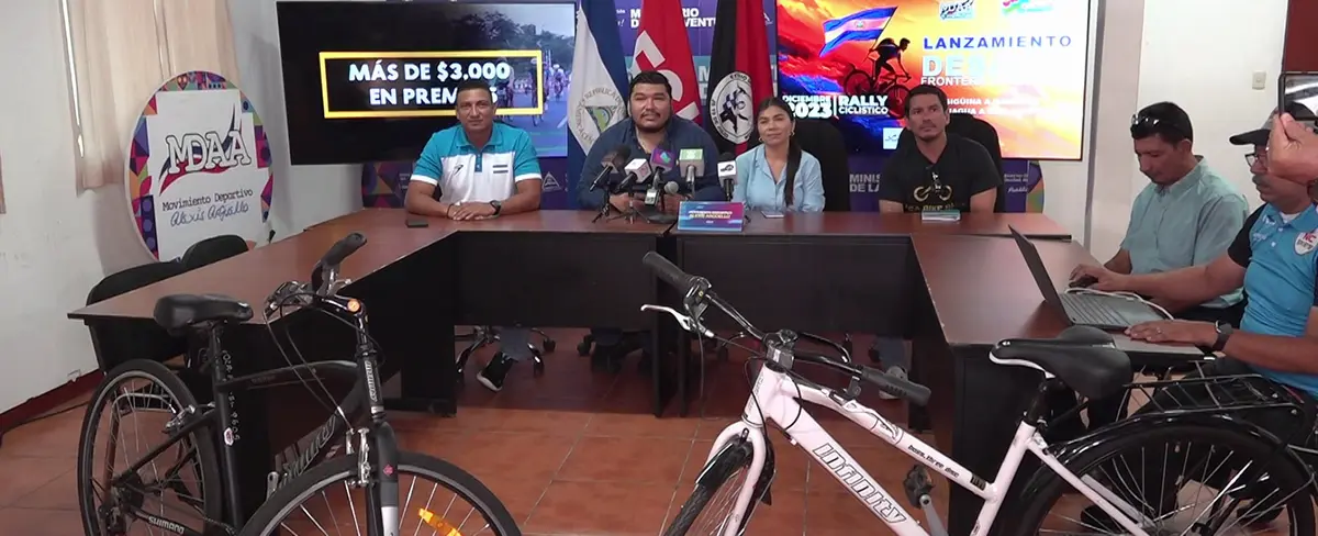 Nicaragua se prepara para el rally ciclístico "Desafío Frontera a Frontera"