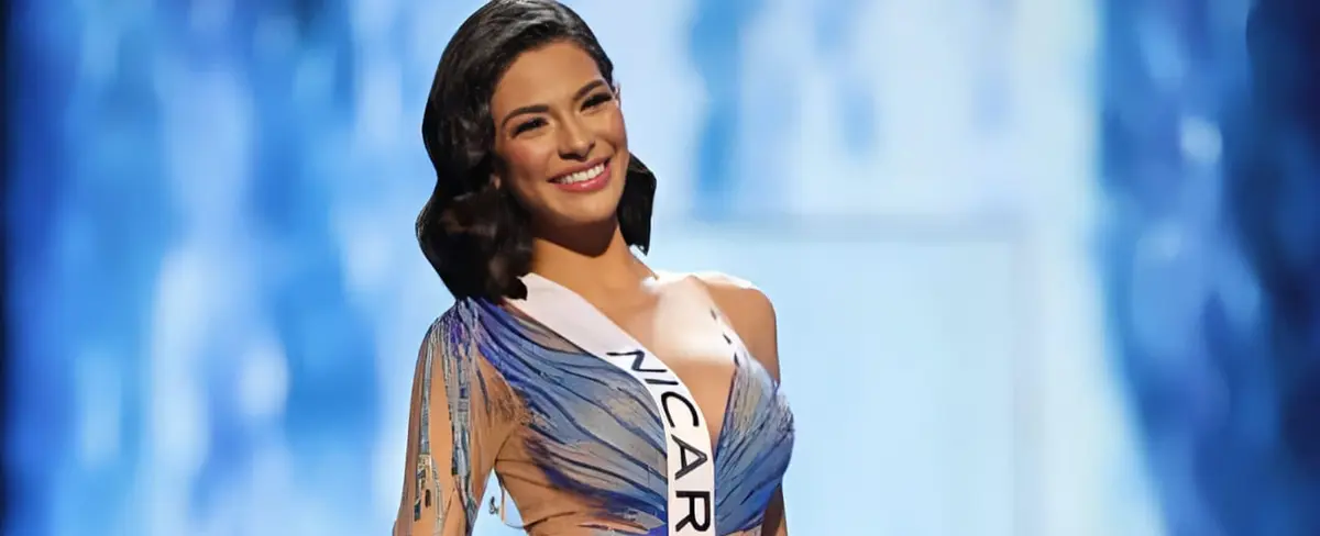 Sheynnis Palacios luce espectacular vestido de Jared Bermúdez en la preliminar de Miss Universo 2023