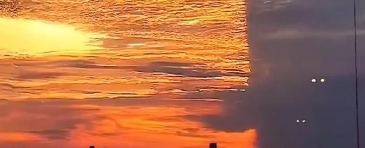 Puesta del Sol ofrece un espectáculo visual en la Florida