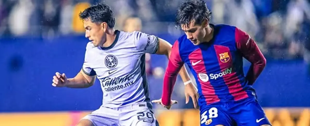 Barcelona cae (3-2) en partido amistoso con el América