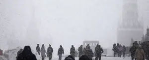 VIDEO: Moscú vive una nevada récord en 19 años