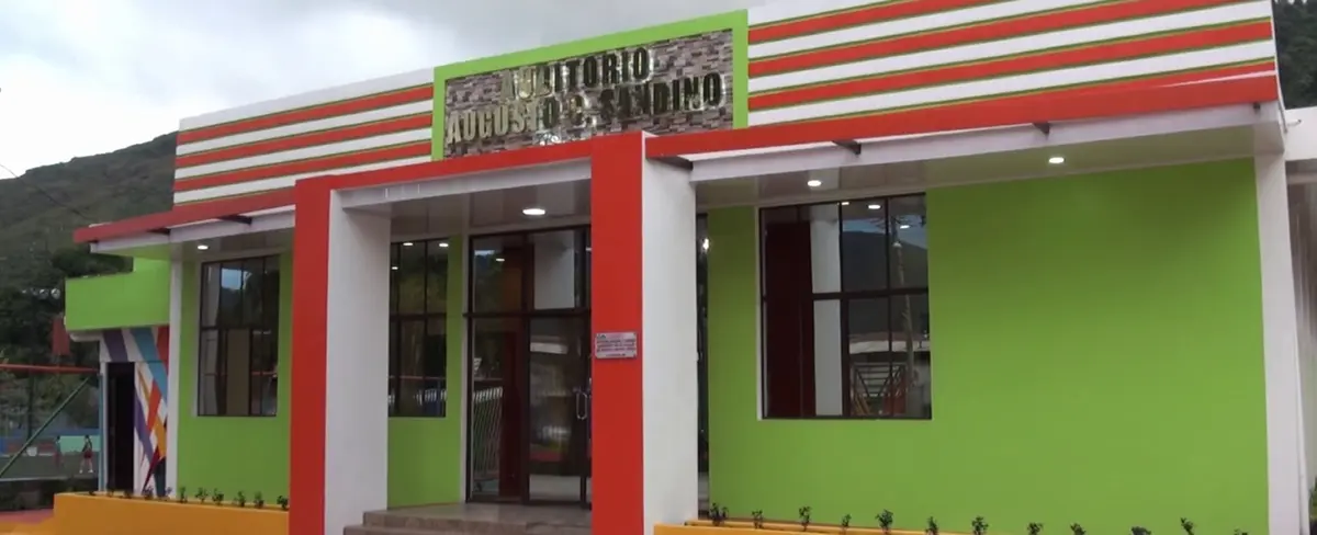 Jinotega estrena auditorio Augusto C. Sandino, espacio de cultural para las familias