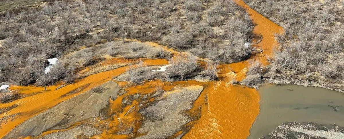 Ríos y arroyos de Alaska se están volviendo más anaranjados ¡nadie sabe por qué!