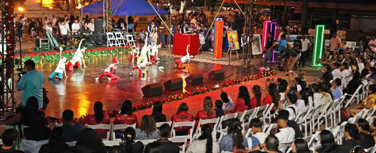 Exhibición de talento de niños y jóvenes en gala cultural en el Anfiteatro Tomas Borge