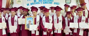 23 privados de libertad de Waswalí, Matagalpa se gradúan de bachilleres