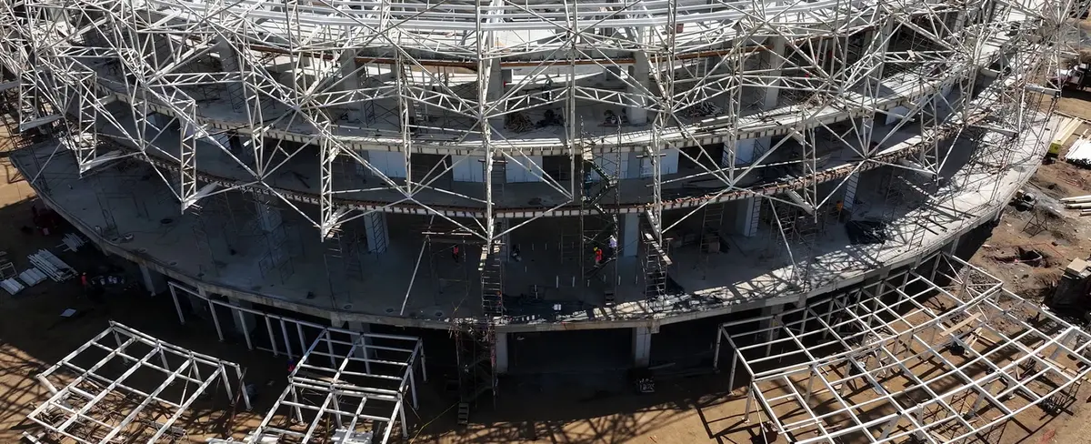 Construcción del nuevo estadio Rigoberto López Pérez avanza a pasos agigantados