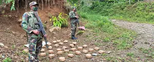 Ejército incauta 32 paquetes de marihuana en Jalapa