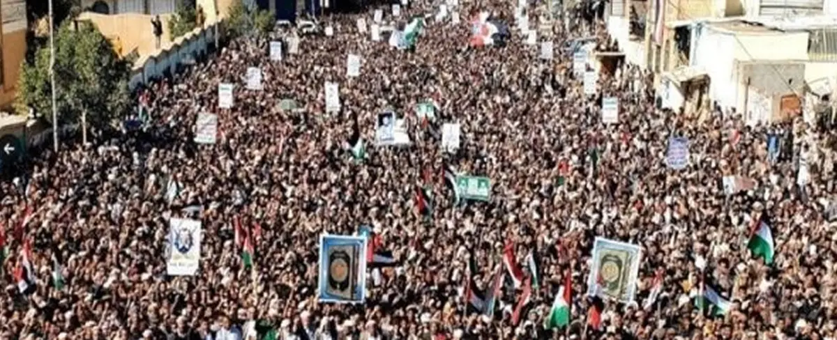 Realizan marchas en varios países contra la agresión de EEUU en Yemen